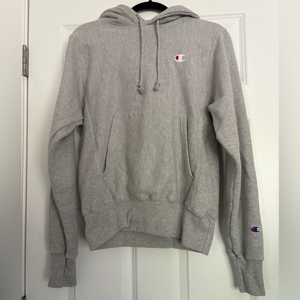 Champion Light Gray Hoodie